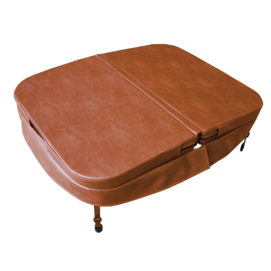 brown hotub cover