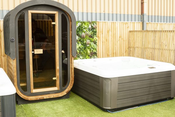 Woodchop Oval 2 Person Sauna - Image 4