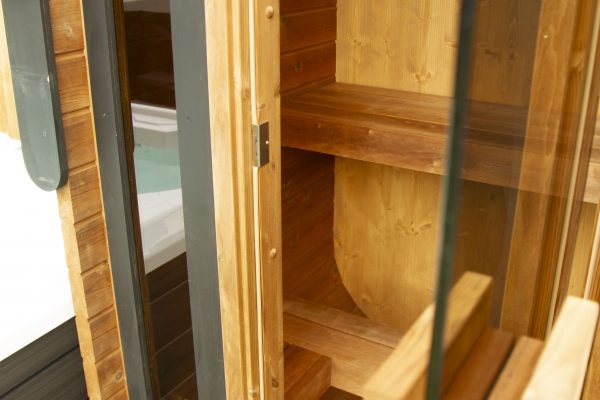 Woodchop Oval 2 Person Sauna - Image 6