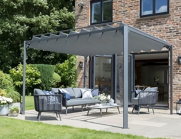 Classic Tilt Leaf Aluminium Pergola